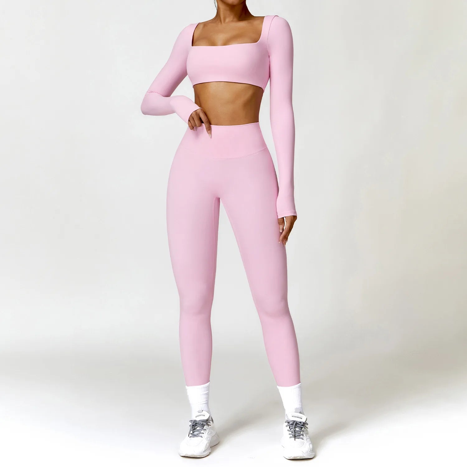 Women's Long Sleeve Fitness Set - G&A Luxurys
