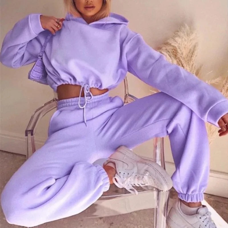 Women’s Long-Sleeve Sports Casual Set - G&A Luxurys