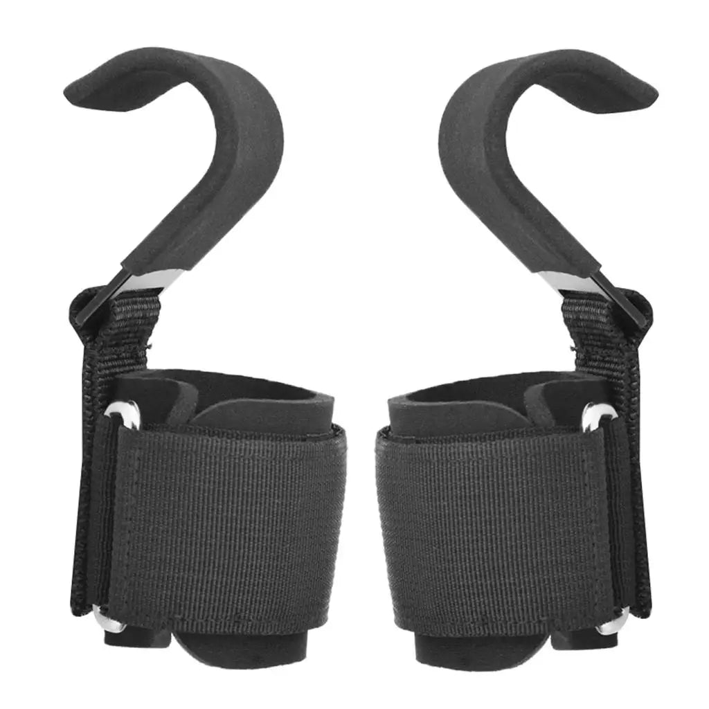 Weight Lifting Wrist Hooks – Power Grip Straps for Gym, Pull-Ups & Heavy Training Support
