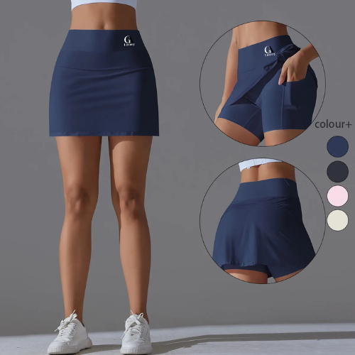 Women’s Breathable Quick-Dry High Waist Yoga  Tennis Skirt