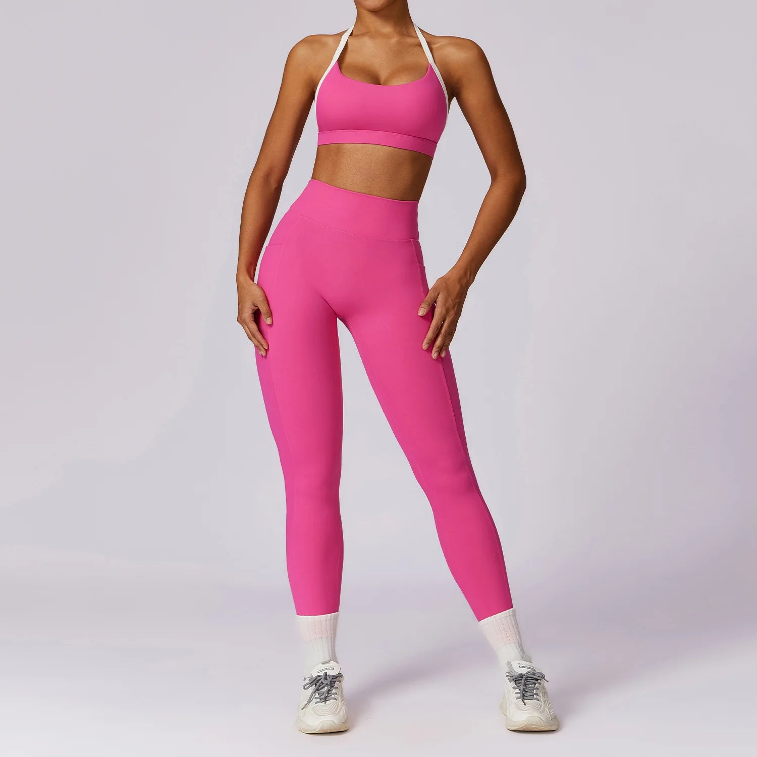 Women’s 2-Piece Yoga Set  Workout Fitness Tracksuit