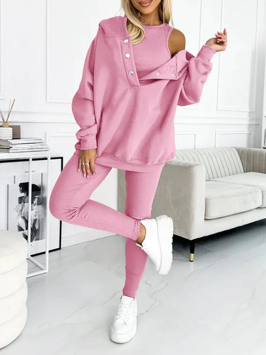 Women's 3-Piece Fitness Outfit for Women - G&A Luxurys
