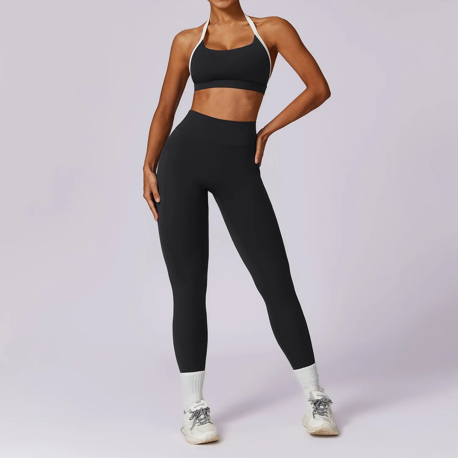 Women’s 2-Piece Yoga Set  Workout Fitness Tracksuit