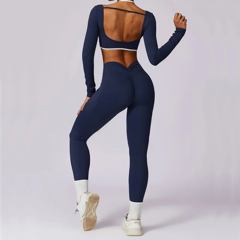 Women’s 2-Piece Yoga Set  Workout Fitness Tracksuit
