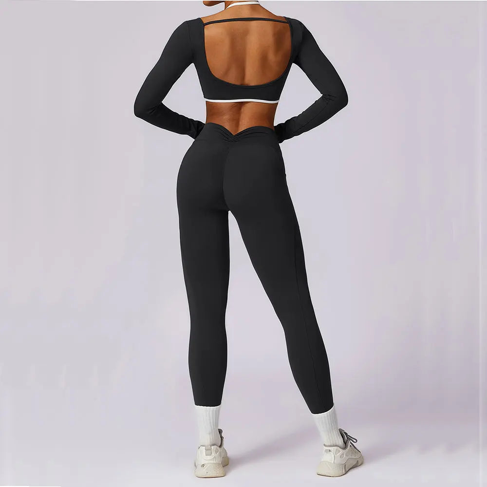 Women’s 2-Piece Yoga Set  Workout Fitness Tracksuit