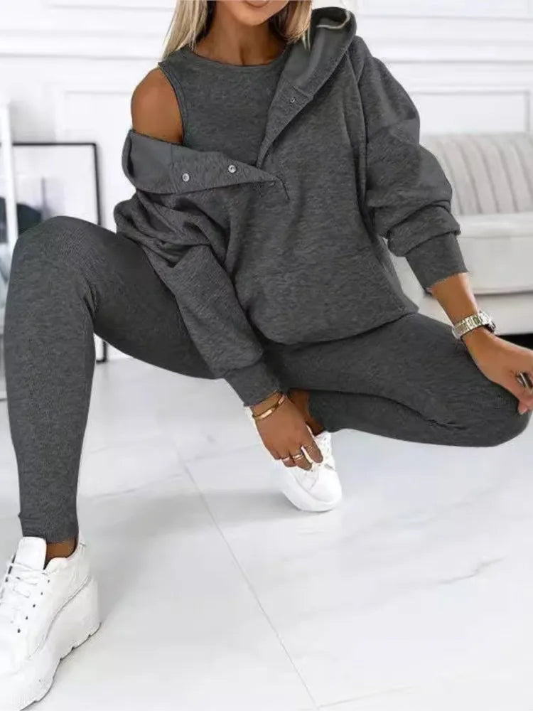 Women's 3-Piece Fitness Outfit for Women - G&A Luxurys